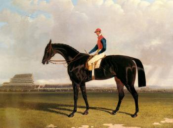 約翰 弗雷德裡尅 赫爾林 Lord Chesterfield's Industry with William Scott up at Epsom